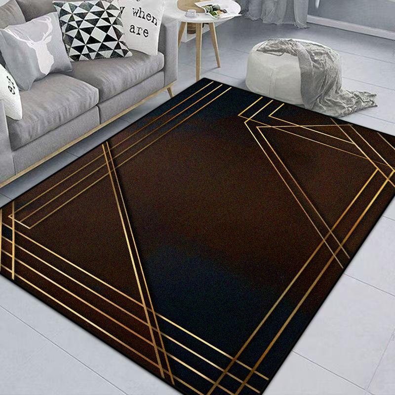 Modern Geometric Carpet Living Room Home Luxury Nordic Decor Home Bedside Machine washable Mat antiskid Bedroom Rug Gaming Room