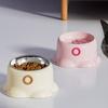 Elevated Pet Bowl Non-Slip Tilted Dog Food Dish Anti Vomiting Raised Pet Food Water Bowl for Medium Small Dogs Cats