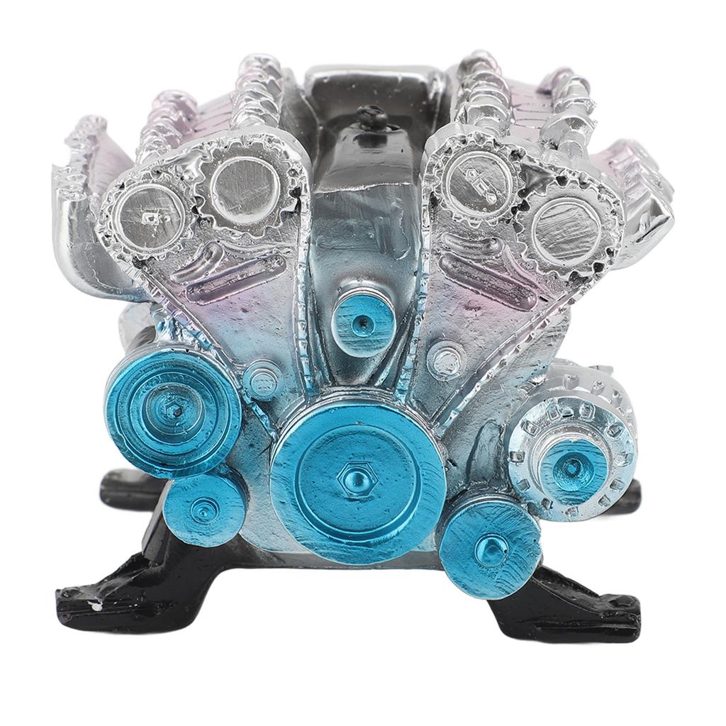 8 Cylinder Engine Model Creative Simulation Resin Car Engine for Ornaments Decoration