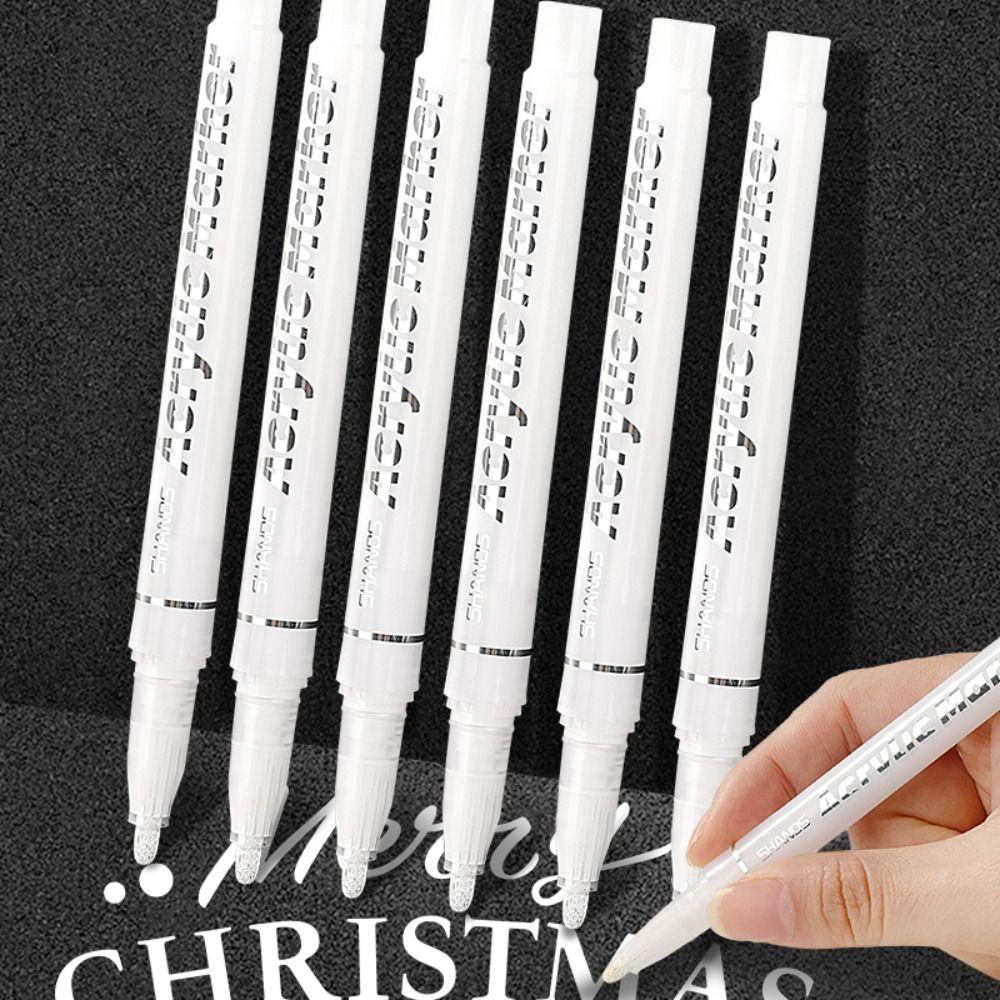 Archival Ink Art Marker Fine Line Pens White Painting Graffiti Pens High Gloss Pen Artists