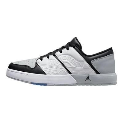 Мужские кроссовки Air Nu Retro 1 Low Light Smoke Grey Белые Varsity-Red Черные DV5141-106