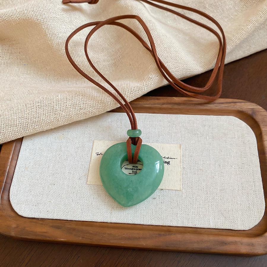 Минималистичное регулируемое акриловое геометрическое ожерелье - Универсальная модная цепочка для свитера