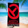 Гольф S-scotty C-camerons Аниме Аниме Пляжное Полотенце для плавания Мягкое Впитывающее Мочалка Детские Подарки Для Детей Путешествия Кемпинг Спортзал