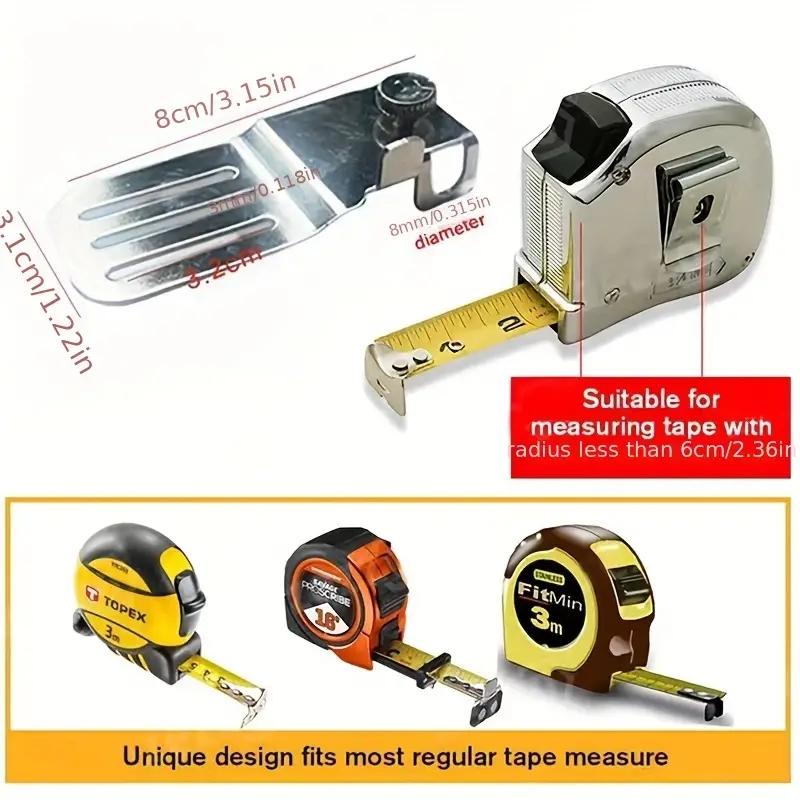 Локатор рулетки Измерительный зажим Прецизионный инструмент Позиционирование кромки Угловой зажим Гибкая линейка Маркер Вспомогательная ручка Фиксированный