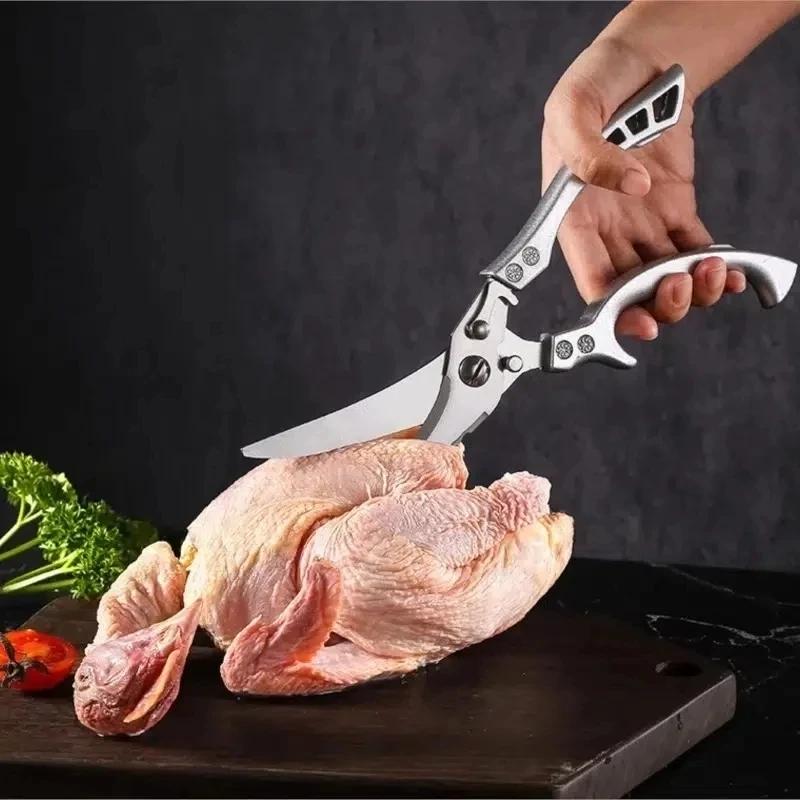 Ножницы для куриных костей из нержавеющей стали Кухонные принадлежности Бытовые пищевые ножницы Рыба Современные кухонные принадлежности Многоцелевые Мясо