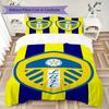 Постельное белье с узором Leeds United Комплект одеяла Пододеяльник Наволочка Домашний Декор Подарок на День Рождения (1 пододеяльник + 2 наволочки без наполнителя)66