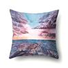 Landscape Oil Painting Printed Pillow Case Home Bedroom Room Decoration Office Seat Living Room Sofa Cushion Cover 45x45cm