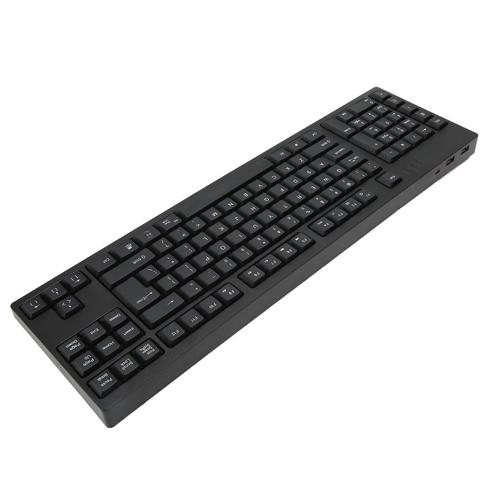 109 Key Left Hand Keyboard USB Wired 2 HUB Keyboard Business Household Keyboard for Windows XP 7 8 10
