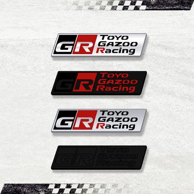 3D наклейка на автомобиль GR Gazoo Racing Значок на переднюю решетку Металлический значок-эмблема Для Toyota HV C-HR Corolla Camry Suzuki Аксессуары