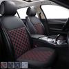 1PC Pu Leather Quilted Car Cushion Fashion Luxury Men's Women's Car Seat Cover All Season Universal Auto Interior Accessories