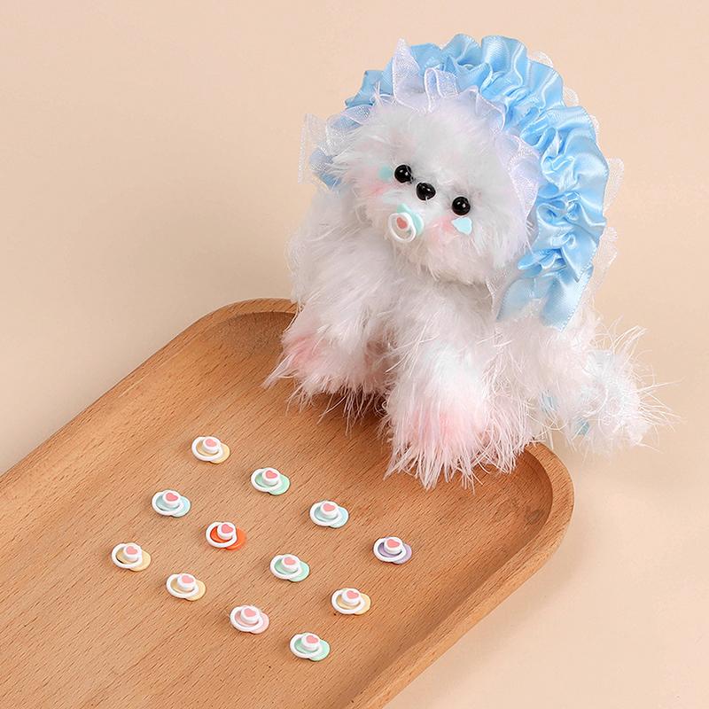 5Pcs Lovely Mini Doll Pacifier Play House Supplies Dummy Nipples For Doll Baby Dolls Kids Toy Baby Pacifier Accessories