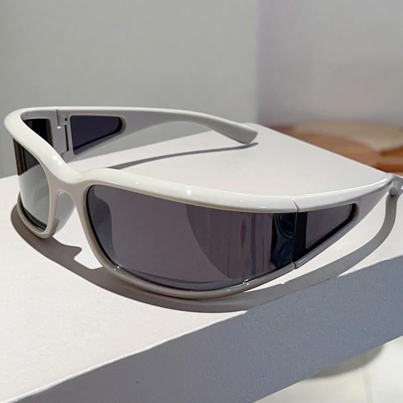 Спортивные солнцезащитные очки Y2k Мужские Новые в обертке Круглые Защитные Велосипедные Очки Женские Модные Защита от УФ-лучей Ветрозащитные Солнцезащитные очки