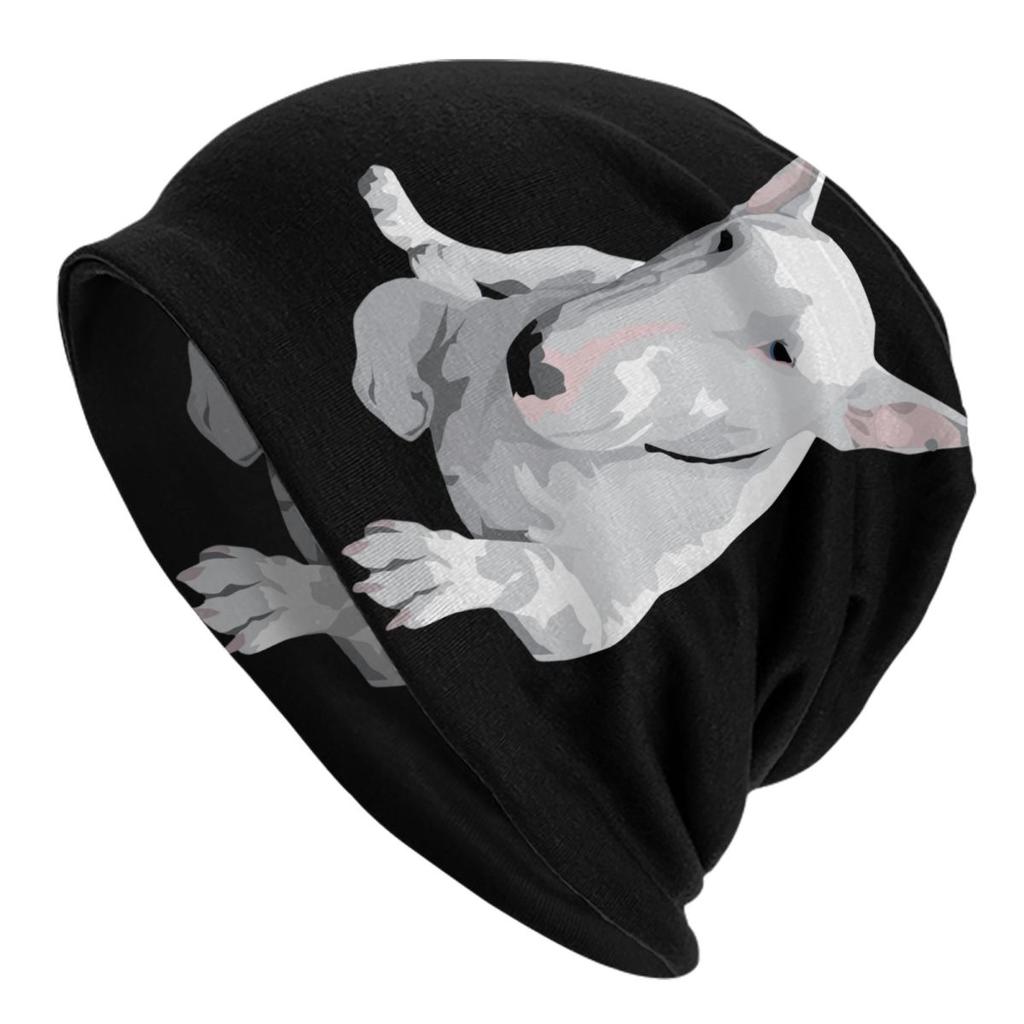 Английские шапки с черепами для бультерьера, уличная зимняя теплая женская вязаная шапка унисекс, шапка с капюшоном для животных, домашних питомцев, щенков