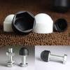10Pcs Protective Hexagon Nut Covers Dustproof Decorative Waterproof Plastic Screw Caps
