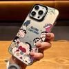 Подходит для Apple 17 чехол для мобильного телефона анимация карандаш маленький новый iPhone16promax лазерный 15pro матовый 13 модный