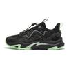 Li Ning Cloud River Sports Trend нескользящие легкие амортизирующие повседневные туфли с низким верхом, детские повседневные туфли черного цвета YKCU022-5