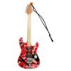 Miniature Electric Guitar Model Bright Colors Lifelike Wooden Electric Electric Guitar Ornament