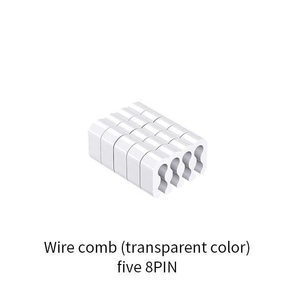 Cable Comb Modular Power Supply Organizer Motherboard 24PIN CPU GPU Cable Clamp PC Case Neat Cabling DIY Decoration Accessory