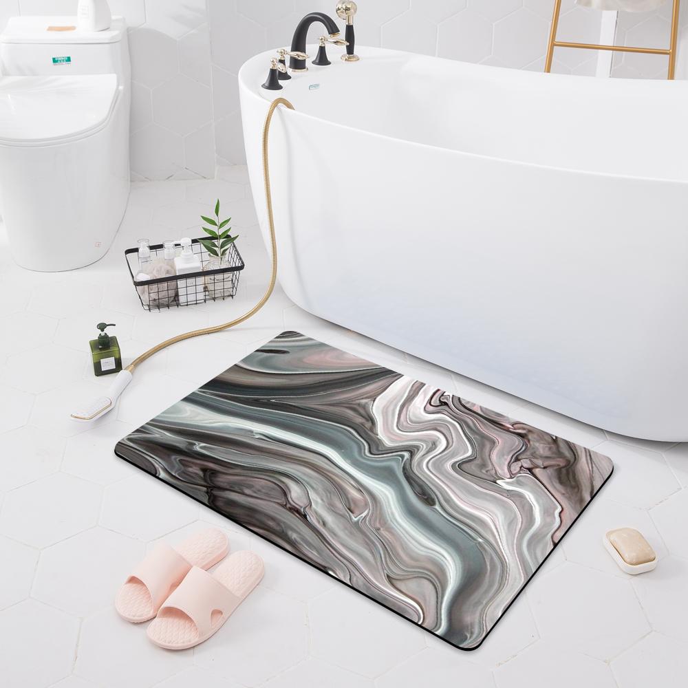 Bathroom Non-slip Absorbent Mat Toilet Shower Room Carpet Bedroom Corridor Floor Kitchen Door Mat Carpet