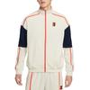 Мужская теннисная рубашка с длинным рукавом Court Heritage Knit Fleece на молнии с воротником FZ6926-133