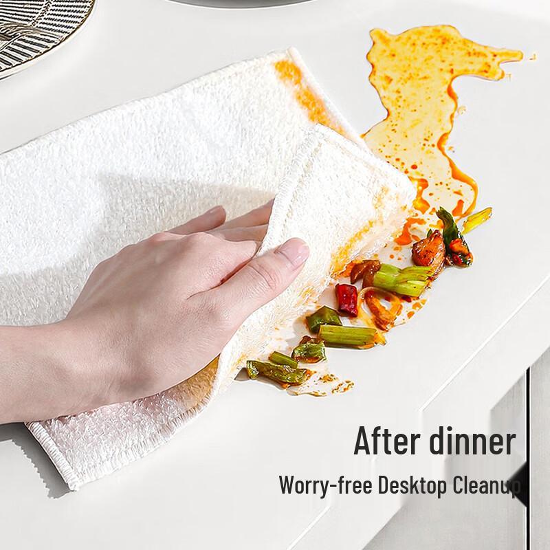 MARYYA Portable Bamboo Fiber Dishcloths (10-pack)