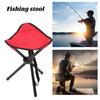 Outdoor Folding Stool Portable Lightweight Collapsible Picnic Hunting Fishing Camping Backpacking Adults 3-Legged Tripod Chair