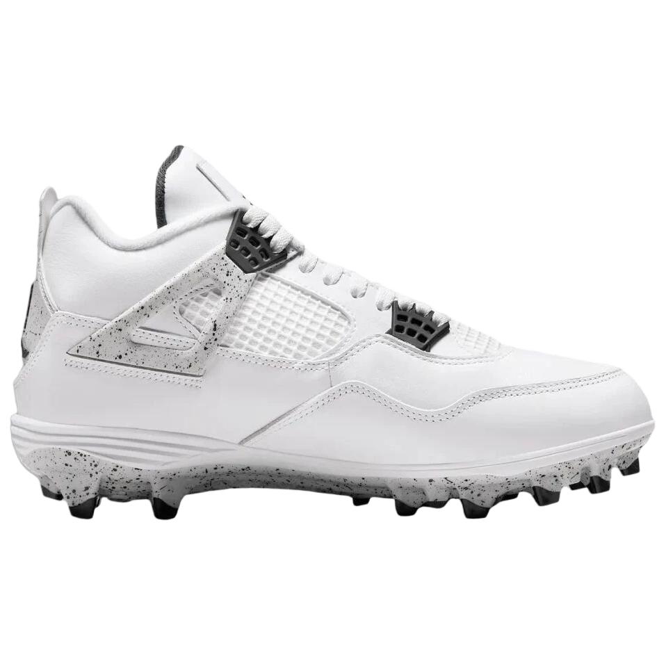 New JORDAN 4 Retro Td Cleat Fire Red HQ0207-106