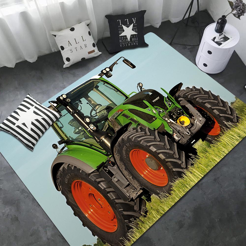 Сельскохозяйственный трактор Fendt Коврик для пола Прямоугольный Противоскользящий Домашний Мягкий Коврик для ванной Коврик для входной двери В помещении На улице Коврик для декора отеля