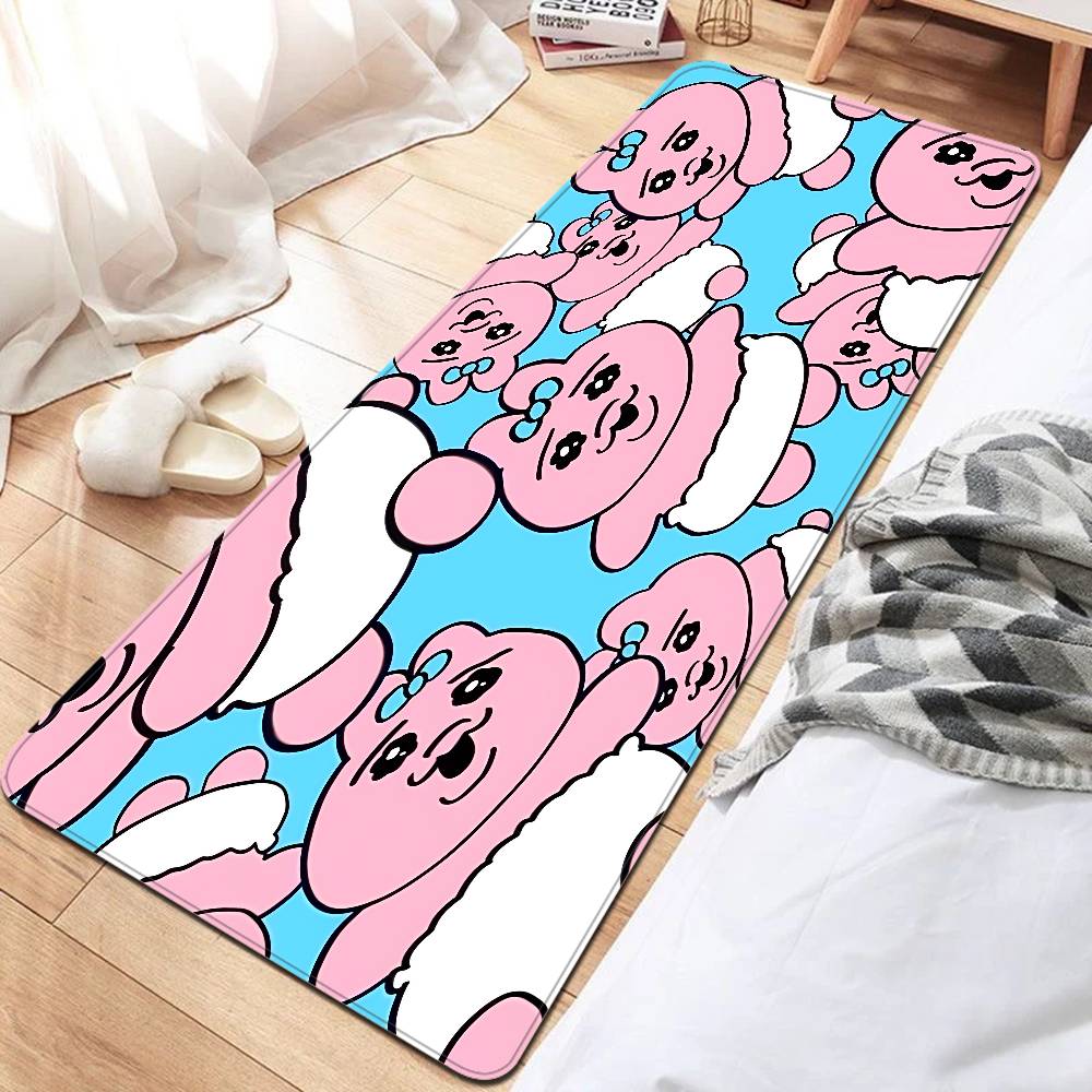 O-OpanchuS-S Usagi Bathroom Mat Retro Multiple Choice Living Room Kitchen Rug Non-Slip Bedside Mats