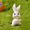 Милая фигурка кролика-морковки, пасхальное рождественское украшение для дома, миниатюрный садовый торт, аксессуары, современная фигурка, подарок