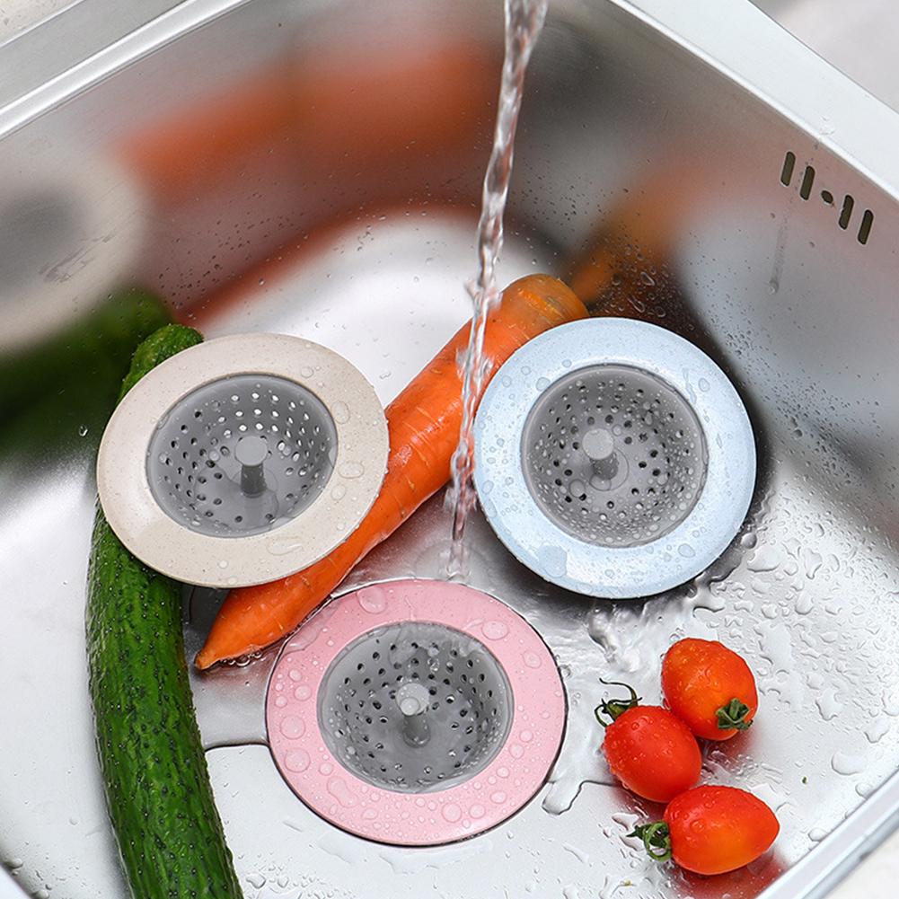 Anti-blocking Sink Strainer Basket with Handle for Kitchen Washing