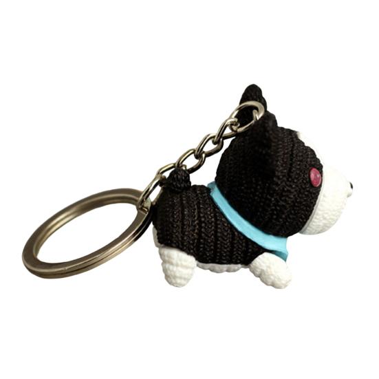 Трехмерное вязание из шерсти. Нежное мастерство. Устойчивое к выцветанию. Износостойкое украшение. Очаровательный брелок-талисман для собаки. Аксессуар для сумки.