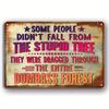 Nostalgic Style Aluminum Decorative Sign and Plaque  Sarcastic Forest Humor  Wall Hanging Decor for Indoor and Outdoor Use
