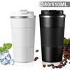 Stainless Steel Coffee Cup Double Layer Vacuum Insulation Cup Office Mug Outdoor Portable Car Water Cups Fashion Mug