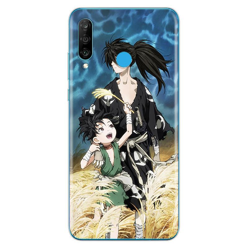 Мягкий силиконовый чехол из ТПУ с аниме Дороро для Huawei P40 P30 P20 Pro P10 P9 P8 Lite E Plus 2019 2017, чехол для телефона
