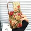 Чехол для телефона Samsung Galaxy S24 S26 Ultra S22 S23 S21 Plus S20 FE Корейский Ретро Художественный Градиентный Цветок Розы Женский tpu Чехол Ударопрочный Силикон
