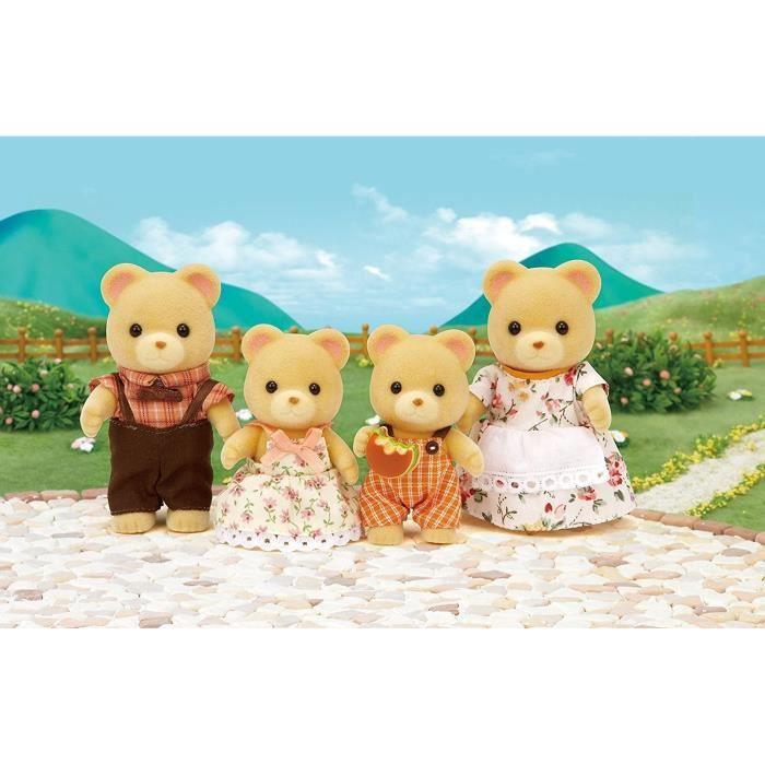 Миниатюрные фигурки - SYLVANIAN FAMILIES - Семья Медведей - 4 подвижных и тщательно одетых персонажа