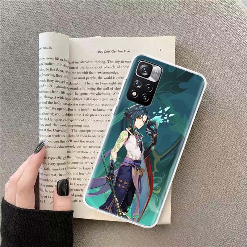 Чехол для телефона Xiao Genshin Impact для Xiaomi Poco X4 F4 GT X3 NFC X5 X6 X7 Pro 5G M5 M5S M3 F5 Mi F6 F3 F2 F1 Чехол Coque Fundas TP