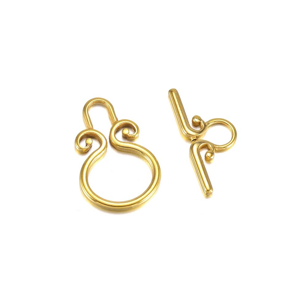 16 стилей, 3 компл./лот, высококачественная застежка из нержавеющей стали OT, тумблер для DIY ожерелья, аксессуары для изготовления ювелирных изделий