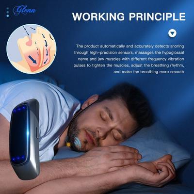 EMS Pulse Stop Snore Портативное удобное устройство для хорошего сна Stop Snore Health Care Помощь при апноэ во сне USB Smart Устройство против храпа