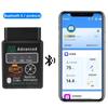Автомобильный сканер OBD2 Elm327 Bluetooth, диагностический сканер неисправностей автомобиля, считыватель кодов V1.5 OBDII, автоматический диагностический инструмент неисправностей для Android IOS
