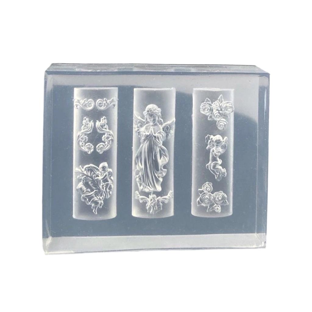 Silicone 3D Nail Embellishment Molds Delicate Shape Small Accessories Crafting Molds Present for Beauty Enthusiasts