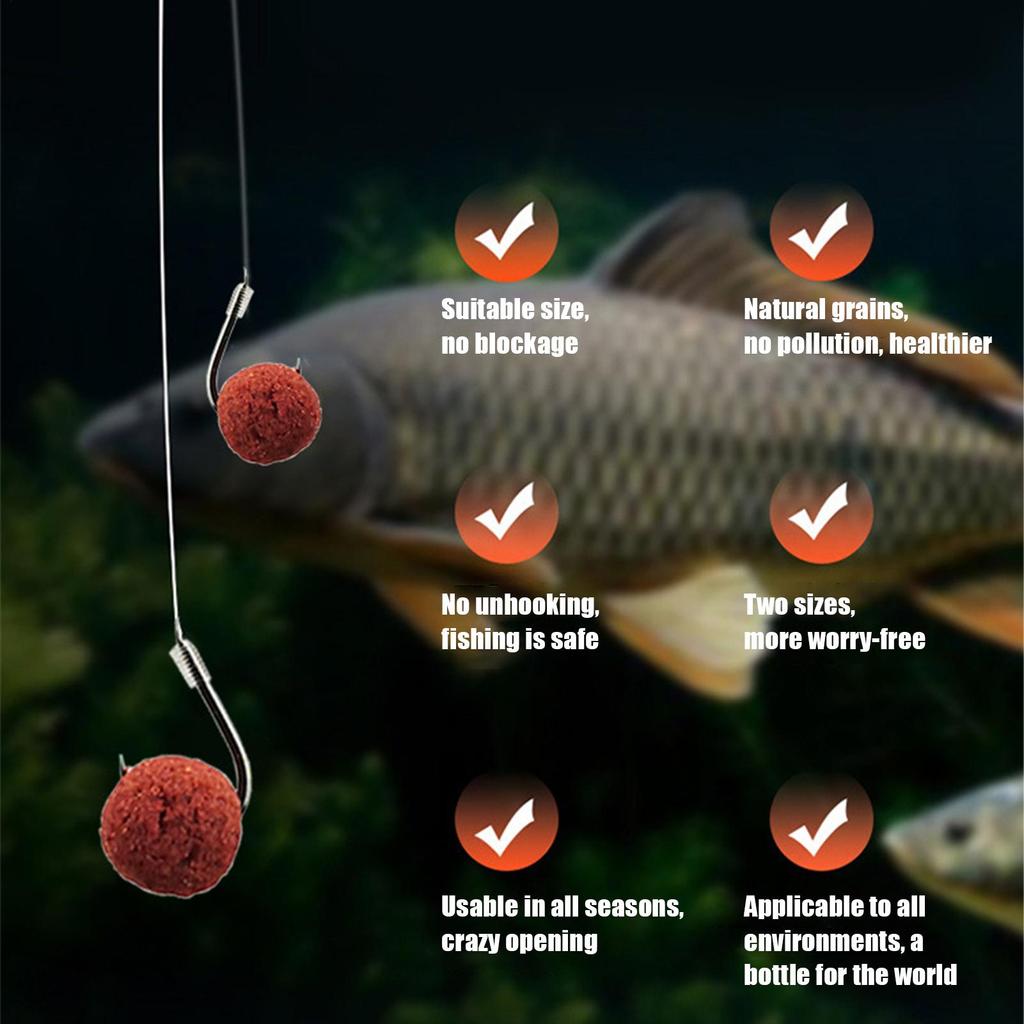 Аттрактант для рыбы Пресноводная Частицы Рыболовная приманка Привлекающая рыбу Еда для Пресноводного Ручья Реки Водохранилища Пруда Озера Карпа Частицы