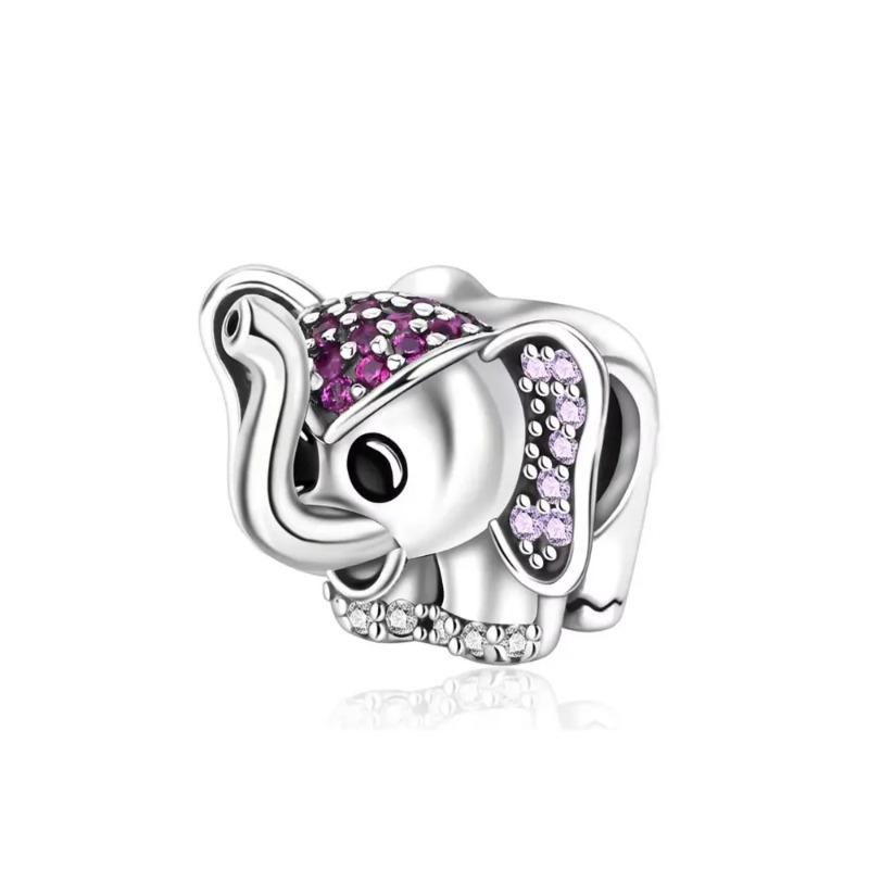 Серебро 925 пробы Подвеска в виде когтя собаки Браслет Шарм Талисман для мужчин женщин Подарок на день рождения Животное Ювелирные изделия Тигр Обезьяна Слон Еж