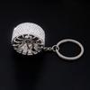 Car Wheel Shape Crystal Wheel Keychain Crystal Crystal Tire Wheel Rim Pendant  Souvenir