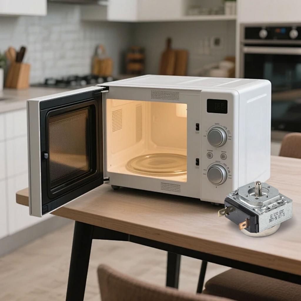 Переключатель-таймер на 120 минут для более длительных сеансов приготовления. Дизайн с полукруглой осью.