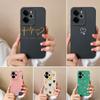 For Oppo Realme 14 14T 14X P3 C75x Narzo 10 30 50 A5 Pro Phone Cases Pretty Love Heart Patterns Soft Liquid Silicone Shockproof Shell For Oppo Housing