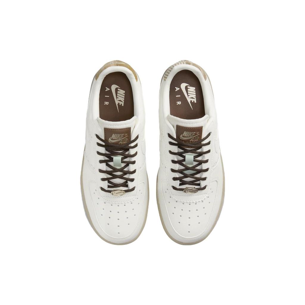 Nike Кроссовки женские Air Force 1 Low Brogue White Sail Khaki FV3700-112