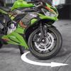 1/12 Kawasaki Ninja ZX-6R Модель мотоцикла для кросс-кантри Симуляция Металлическая модель уличного гоночного мотоцикла Коллекция Детские подарки