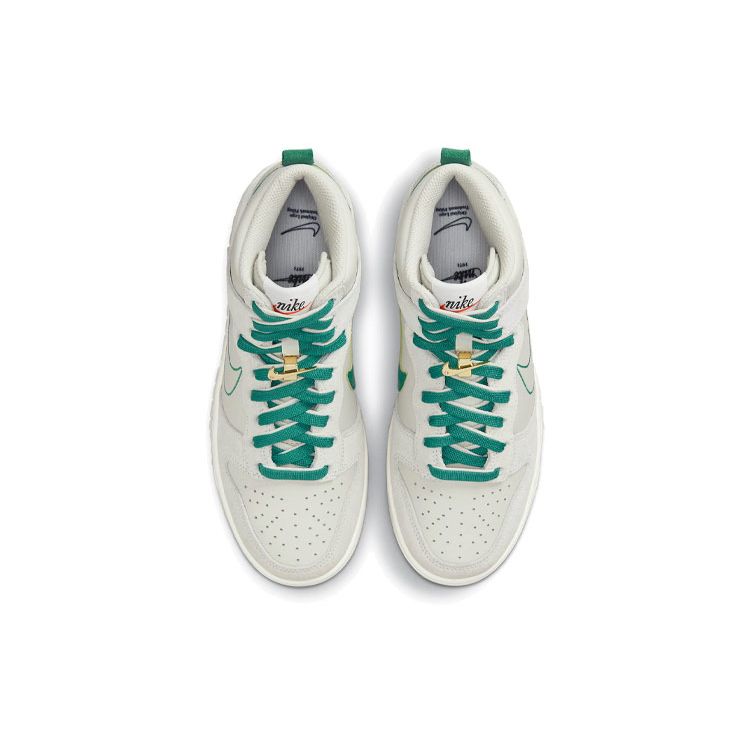 Nike Dunk High SE GS First Use Pack — Детские кроссовки Green Noise White Light-Bone DD0733-001
